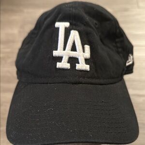 New Era Dodgers Kids Black Cap